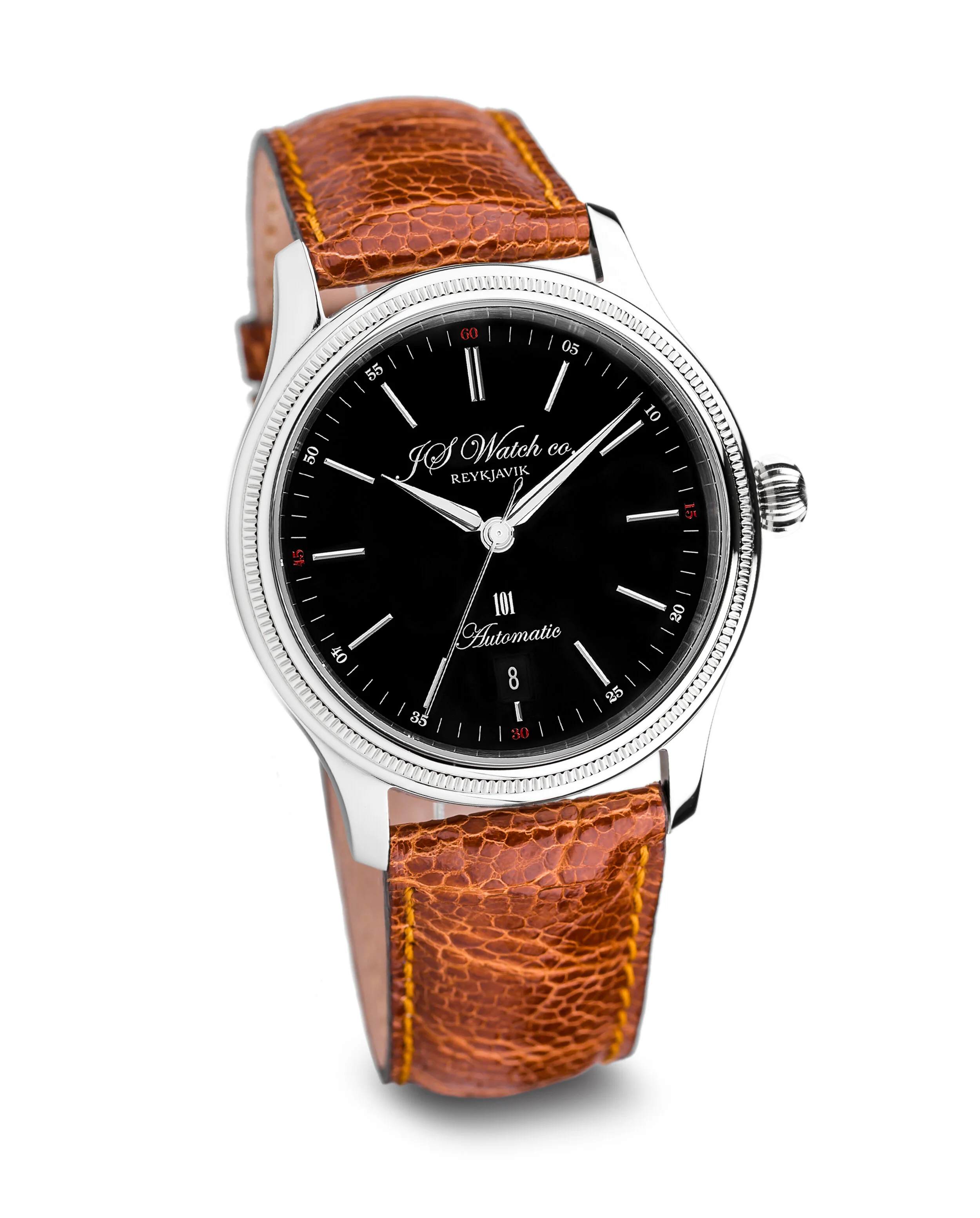 クラシック Islensk Pjodlog JS Watch Company Reykjavik — 101 10 Year Edition Black